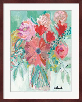 Framed Farmer&#39;s Market Bouquet Print