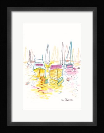 Framed Lake Day is Done Print