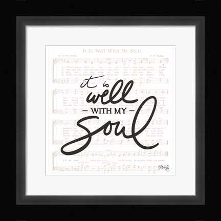 Framed My Soul Print