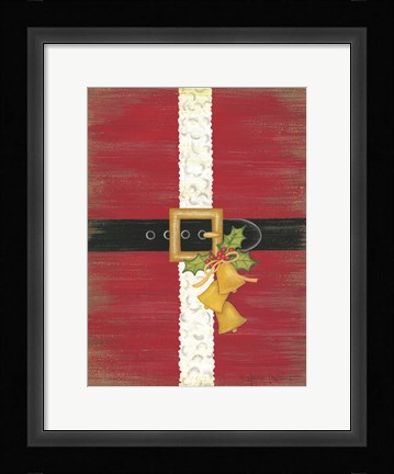 Framed Farmhouse Santa Print