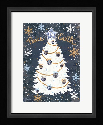 Framed Snowy Christmas Print