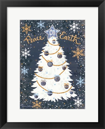 Framed Snowy Christmas Print