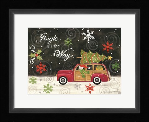 Framed It's a Woody Christmas Print