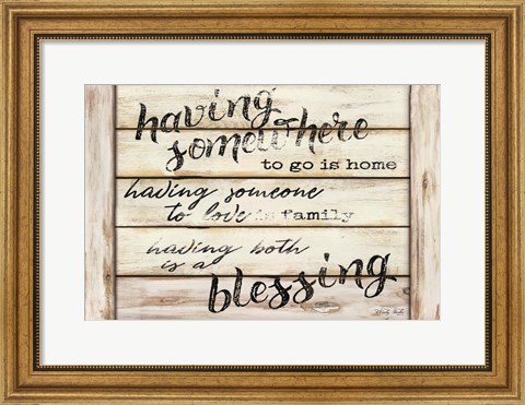 Framed Blessing Print