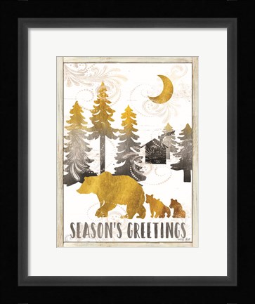 Framed Season's Greetings Print