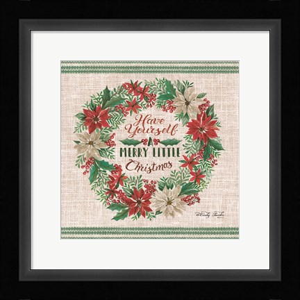 Framed Have Yourself a Merry Little Christmas Print