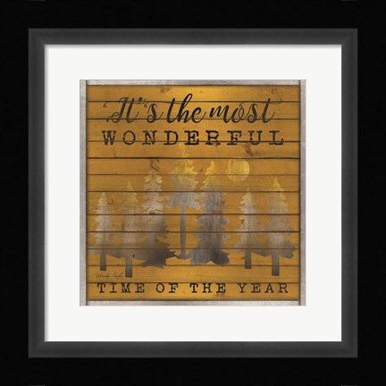 Framed It's the Most Wonderful Time of the Year Print