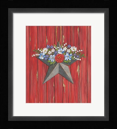 Framed Barn Star Print