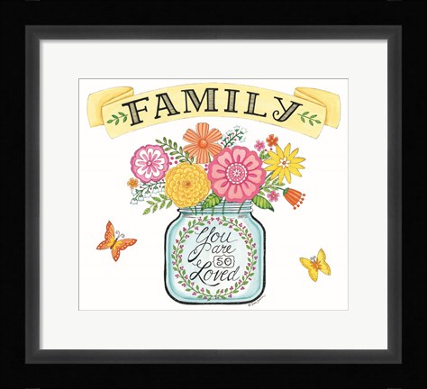 Framed You Are So Loved Print