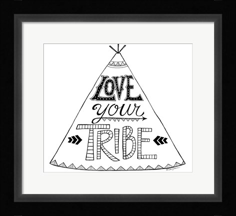 Framed Love Your Tribe Print