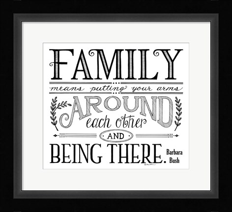 Framed Being There Print