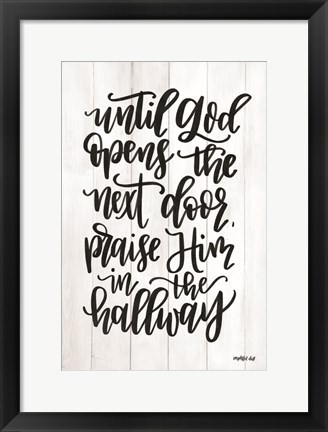 Framed Praise Him Print