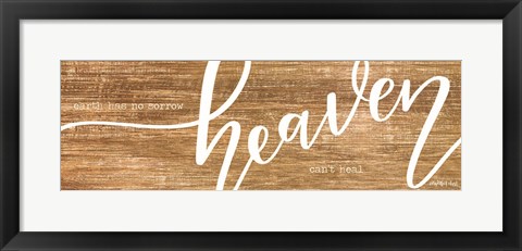 Framed Heaven Print