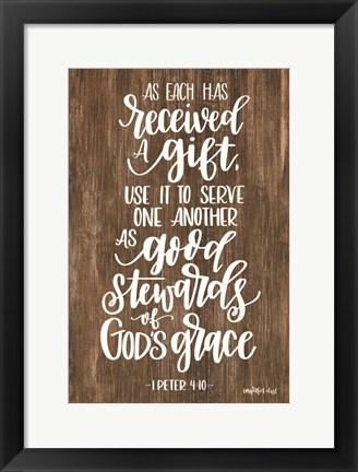 Framed Use Your Gift Print