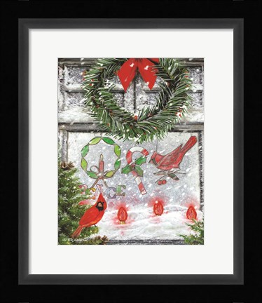 Framed Christmas Peace Print