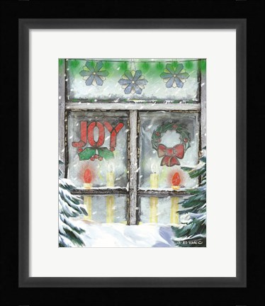 Framed Christmas Joy Print