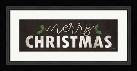 Framed Merry Christmas Print