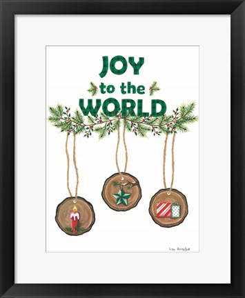 Framed Joy to the World Print
