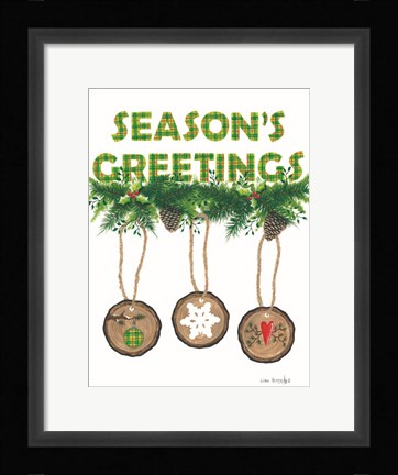 Framed Season's Greetings Print
