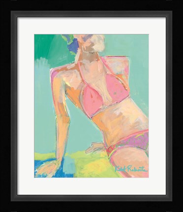Framed Sunbather Series:  Following the Sun Print