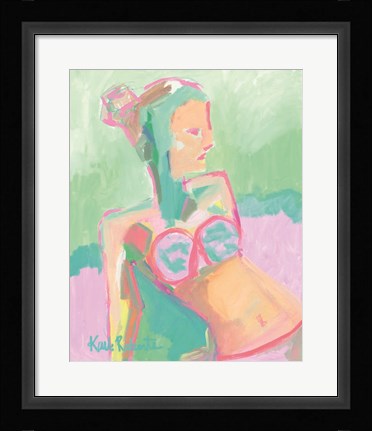 Framed Sunbather Series:  Raspberry Sorbet Gaze Print