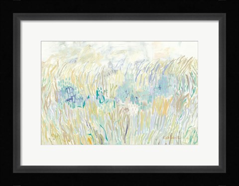 Framed Windswept Seagrass Print