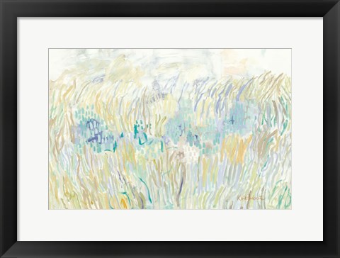 Framed Windswept Seagrass Print