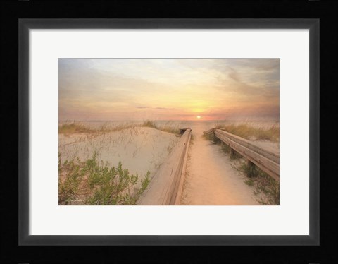 Framed Jacksonville at Daybreak Print