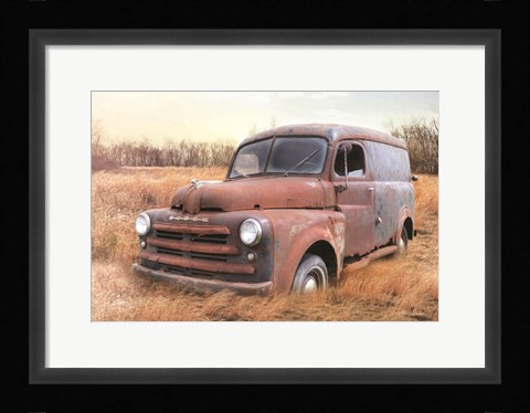 Framed Abandoned Dodge Print