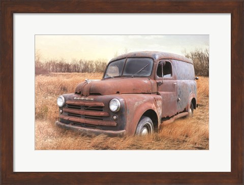 Framed Abandoned Dodge Print