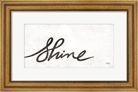 Framed Shine Print