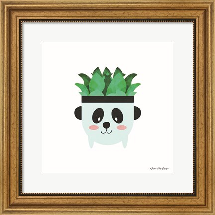 Framed Dog Plant Print