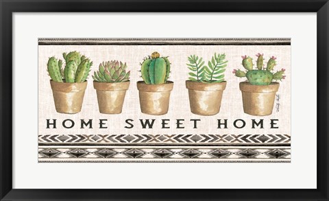 Framed Native Home Sweet Home Print