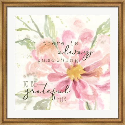 Framed Grateful Blooms Print