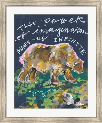Framed Power of Imagination Print