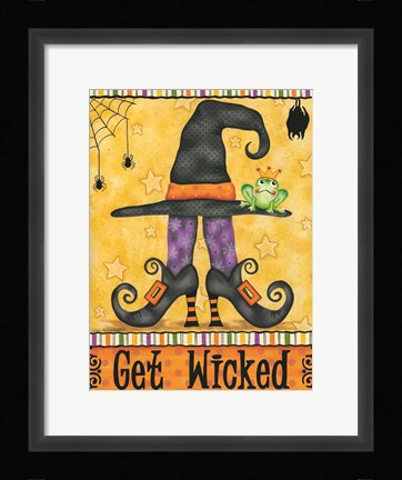 Framed Get Wicked Print