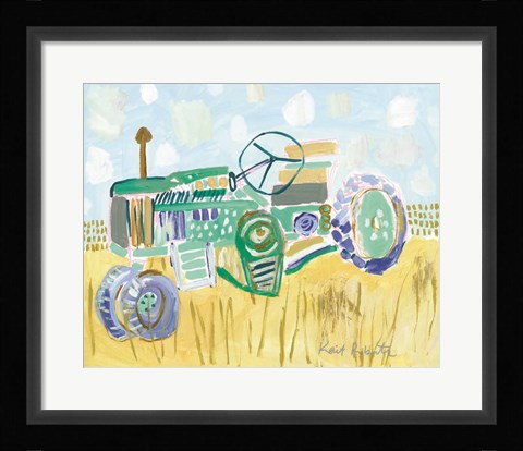 Framed I'd Rather Be Stuck in the Mud Than Traffic Print