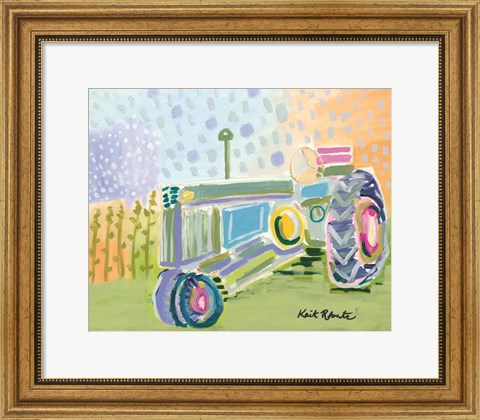Framed Farmer&#39;s Tan Print