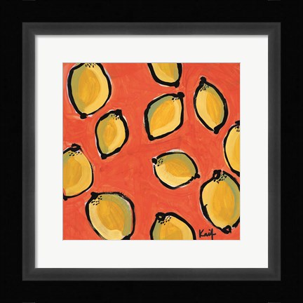 Framed Lemon Fresh Print