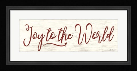 Framed Joy to the World Print