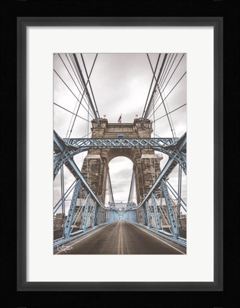 Framed Blues I Print