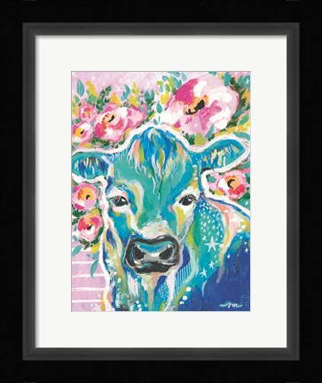 Framed My Cow Star Print
