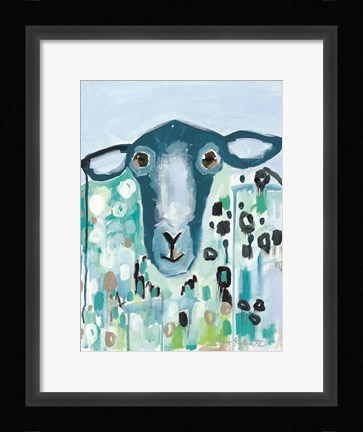 Framed I'll Be Blue Print