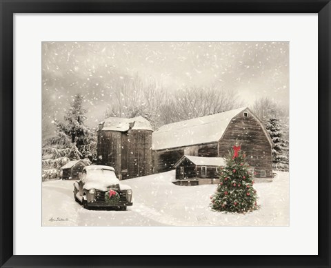 Framed Farmhouse Christmas Print