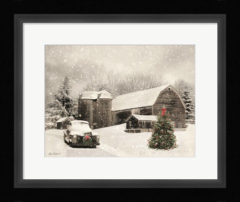 Framed Farmhouse Christmas Print