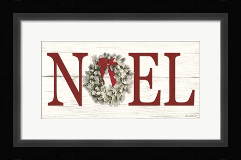 Framed Christmas Noel Print