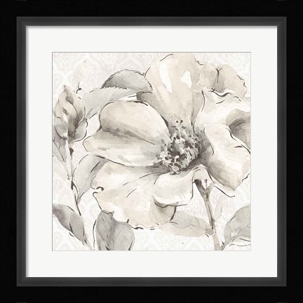 Framed Indigold IV Gray Print