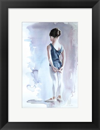 Framed First Day at Ballet Print