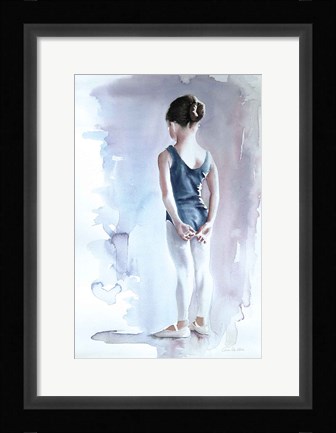 Framed First Day at Ballet Print