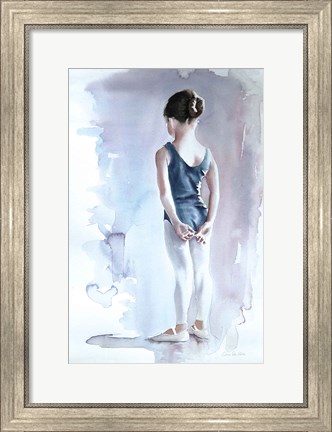 Framed First Day at Ballet Print